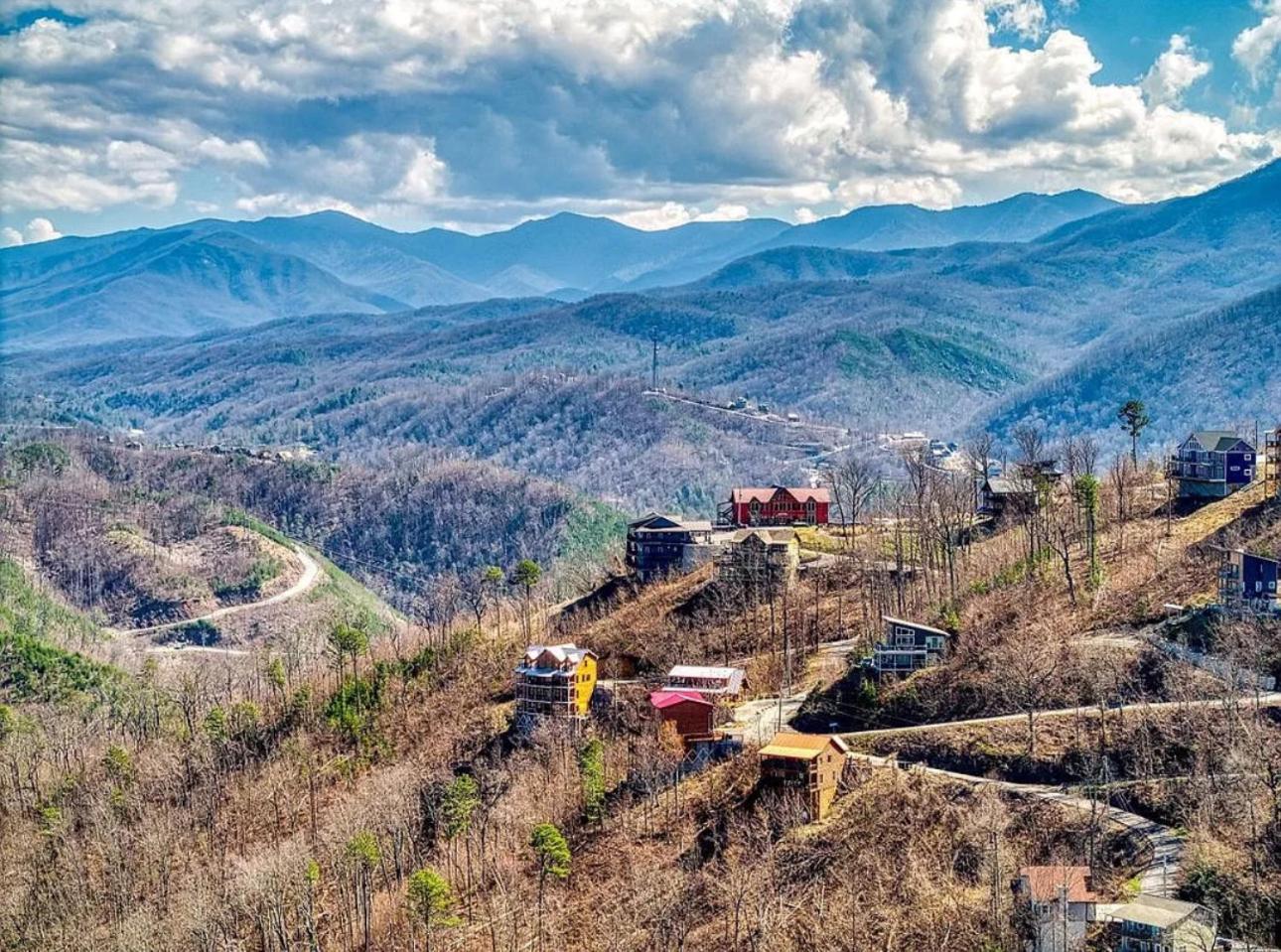 Hawk'S View Log Cabin -Mountains In Gatlinburg. Villa Ngoại thất bức ảnh